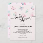 Invitation baby shower. (Devant / Derrière)