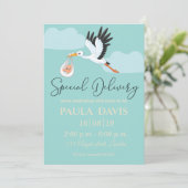 Invitation baby shower (Debout devant)