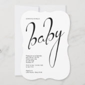 Invitation baby shower (Devant)