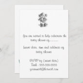 Invitation Baby shower (Devant / Derrière)