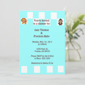 Invitation Baby shower (Debout devant)