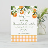 Invitation baby shower (Debout devant)