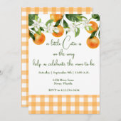 Invitation baby shower (Devant / Derrière)