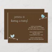 Invitation baby shower (Devant / Derrière)