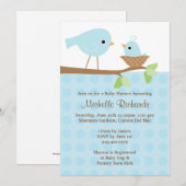 Invitation Baby shower (Devant / Derrière)