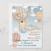 Invitation baby shower (Devant)