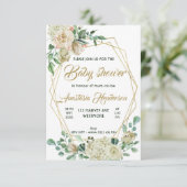 Invitation baby shower (Debout devant)