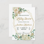 Invitation baby shower (Devant / Derrière)