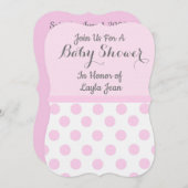 Invitation Baby shower (Devant / Derrière)