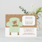 Invitation baby shower (Debout devant)
