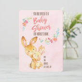 Invitation Baby shower (Debout devant)