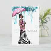 Invitation Baby shower (Debout devant)