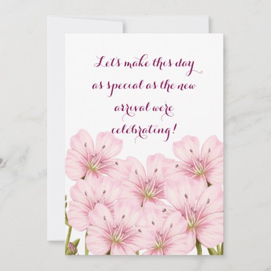 Invitation baby shower (Dos)