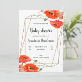 Invitation baby shower (Debout devant)