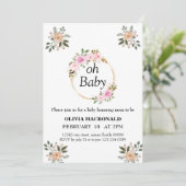 Invitation baby shower (Debout devant)