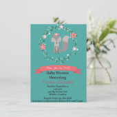 Invitation baby shower (Debout devant)