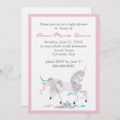 Invitation Baby shower (Devant / Derrière)