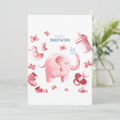 Invitation Baby shower (Debout devant)