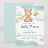 Invitation baby shower (Devant / Derrière)