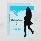 Invitation baby shower (Devant / Derrière)