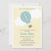 Invitation Baby shower à air chaud Patchwork (Devant)