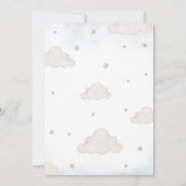 Invitation Baby shower à bulle à air chaud Teddy Bear (Dos)