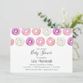Invitation Baby shower à Donut (Debout devant)
