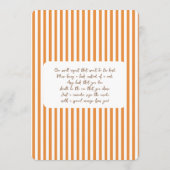 Invitation Baby Shower à la Patch de Citrouilles (Dos)