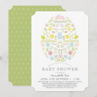 Baby shower à la promenade de l'oeuf de Pâques flo