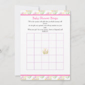 Invitation Baby shower à lapin de printemps (Devant)