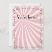 Invitation Baby shower à montgolfière (Dos)