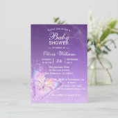 Invitation Baby shower à papillon mou Modèles (Debout devant)