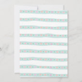 Invitation Baby shower à parapluie doux aux oiseaux Invitatio (Dos)