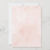 Invitation Baby shower à parapluies rose (Dos)