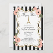 Invitation Baby shower à Paris (Devant)