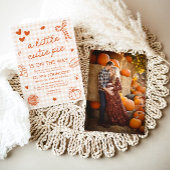 Invitation Baby shower À Tarte À La Petite Cutie Creusé À La 