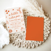 Invitation Baby shower À Tarte À La Petite Cutie Creusé À La 