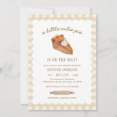 Invitation Baby shower à tarte Citrouille de Little Cutie Aut (Devant)