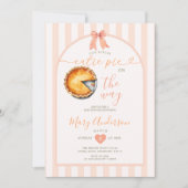 Invitation Baby shower à tarte Cutie (Devant)