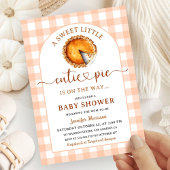 Invitation Baby shower à tarte Cutie