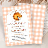 Invitation Baby shower à tarte Cutie