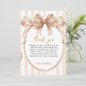 Invitation Baby shower à tarte d'automne (Debout devant)