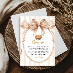 Invitation Baby shower à tarte d'automne