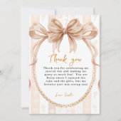 Invitation Baby shower à tarte d'automne (Devant)