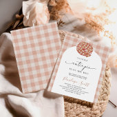 Invitation Baby shower à tarte Little Cutie