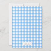 Invitation Baby shower à thème Berry Sweet Blueberry (Dos)