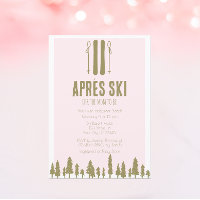 Baby shower à thème d'hiver de ski Apres