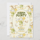 Invitation Baby shower à thème Dinosaur (Devant)