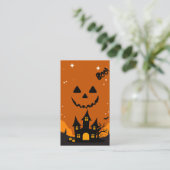 Invitation Baby shower à thème Halloween (Debout devant)