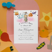 Invitation Baby shower à thème Halloween éffrayant